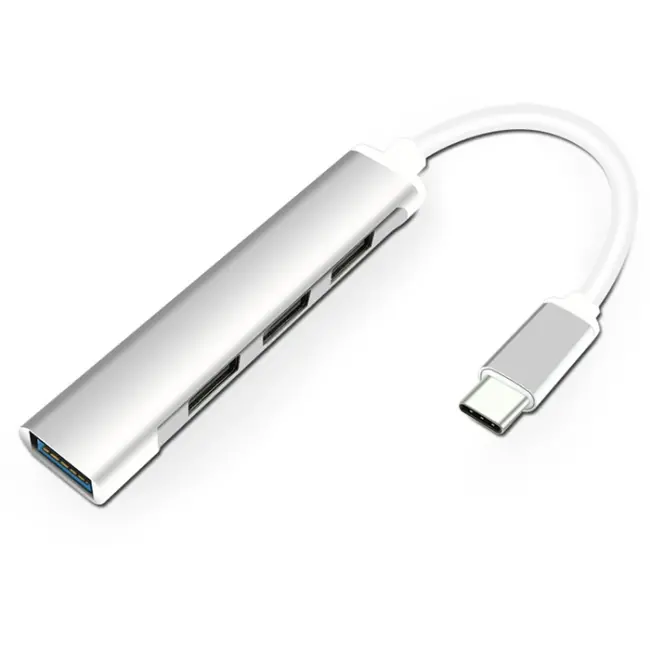 Ally S-803 4in1 Type-C to 4x USB3.0 HUB Çoğaltıcı Çevirici Dönüştürücü Adaptör-(5775)