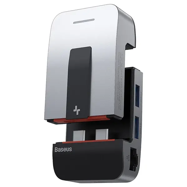 Baseus Armor Age 9in1 Type-C Çok Fonksiyonlu HUB HDMI RJ45 USB 3.0-(5775)