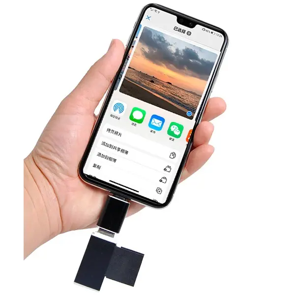 ALLY iPhone iPad Lightning Otg Adaptör Flash Klavye Aparat-(5775)