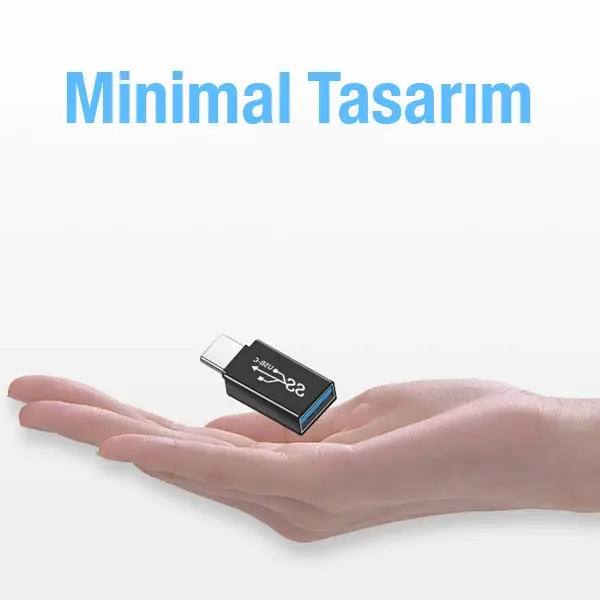 ALLY Dişi USB to Type-C OTG Çevirici Dönüştürücü Adaptör-(5775)