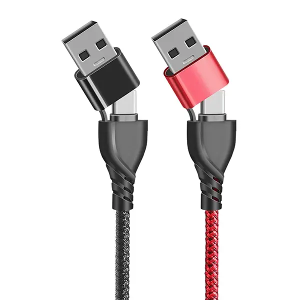 ALLY 3in1 Type-C + USB To Lightning + Type-c + Micro Usb Şarj ve Data Kablosu-(5775)