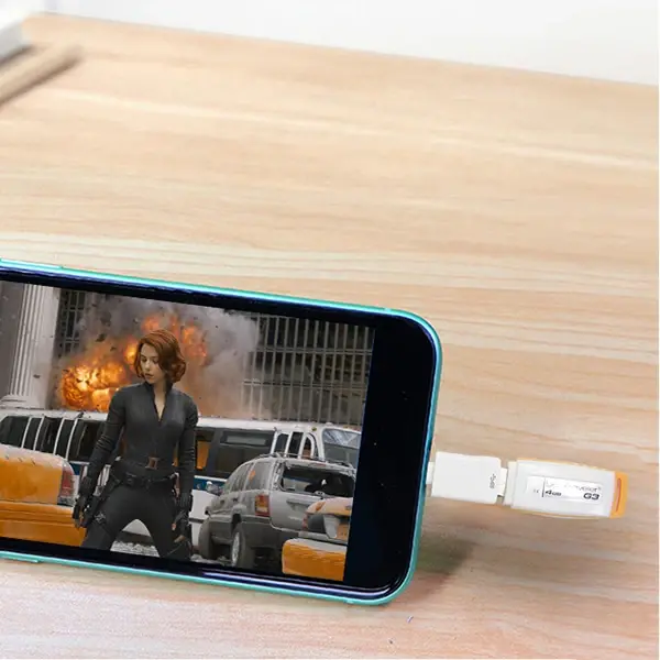 İPhone NK-03 Usb to Otg SD Kart Okuyucu İPhone 14-13-12 11-(5775)