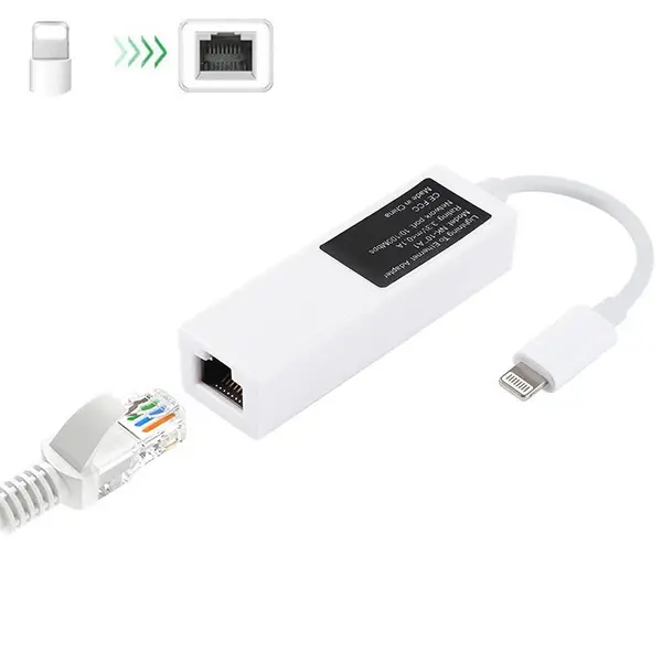 İPhone/İPad Lightning To Ethernet RJ45 Adaptörü NK107A1-(5775)