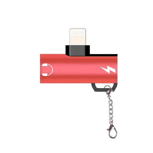 İPhone 14-13-12-11 Dual Lightning Girişli Şarj Dönüştürücü Başlık Adaptör-(5775)