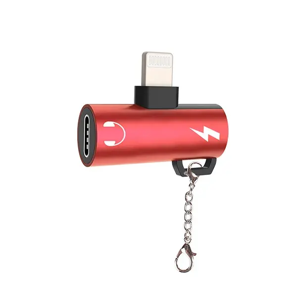 İPhone 14-13-12-11 Dual Lightning Girişli Şarj Dönüştürücü Başlık Adaptör-(5775)