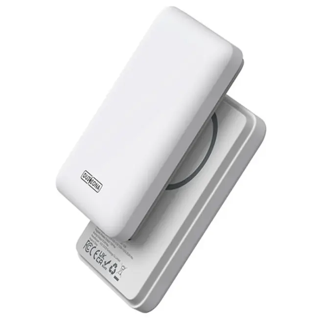 Duzzona W4 20W 5000mAh Magsafe Uyumlu Taşınabilir Kablosuz Hızlı Şarjlı Powerbank-(5775)