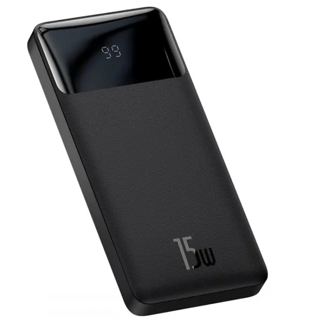Baseus Bipow 15W Hızlı Şarj 10000 mAh LED Göstergeli Powerbank-(5775)