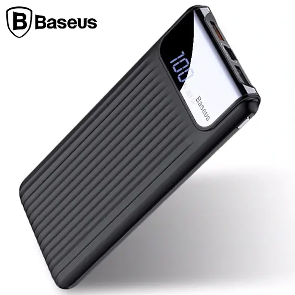 Baseus Thin QC3.0A 10000 Mah Hızlı Şarj Harici Şarj Power Bank-(5775)