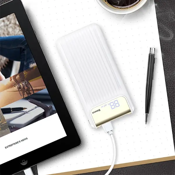 Baseus Thin QC3.0A 10000 Mah Hızlı Şarj Harici Şarj Power Bank-(5775)