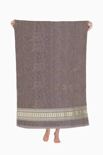 Nayra %100 Pamuklu Banyo Havlusu 70x140 Cm Kahve