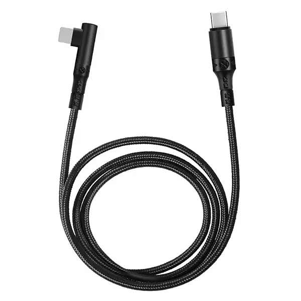 ALLY Type-C to İPhone 20w Lightning Hızlı Şarj Kablosu Oyuncu 90 Derece Kablo-(5775)