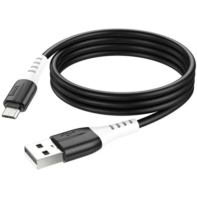HOCO X82 Micro USB to USB 2.4A Silikon Data ve Şarj Kablosu-(5775)