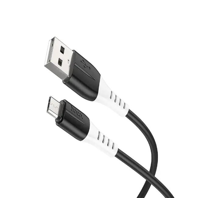 HOCO X82 Micro USB to USB 2.4A Silikon Data ve Şarj Kablosu-(5775)