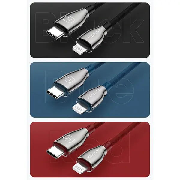 KUULAA 1Mfi sertifikalı Type-C to Lightning İPhone PD 18W Şarj Kablosu-(5775)