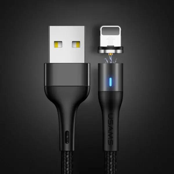 Usams Mıknatıslı Başlık İPhone 14-13-12-11  usb Şarj Kablosu-(5775)