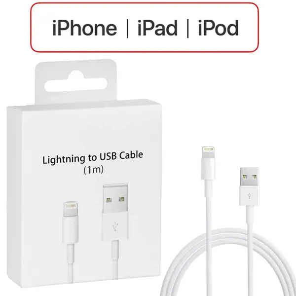 İPhone 14-13-12-11 XR XS 8-7 Lİghtİng 1metre Usb Şarj Kablosu-(5775)