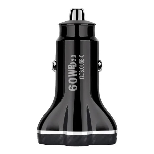 ALLY PD62 2xType-C + USB 78W Araç Çakmaklık Hızlı Şarj Aleti Araç Şarjı-(5775)