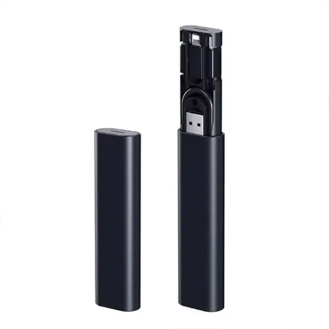 ALLY 5in1 iPhone+ Type-C+ USB Seyahat için 60W Hızlı Şarj Kablo Seti-(5775)