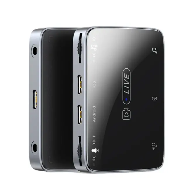ALLY MH-319 Type-c 2 İN 1 Canlı Yayın İçin Dönüştürücü Live Converter-(5775)