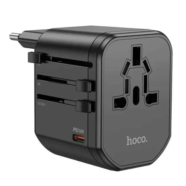 HOCO AC15 20W PD QC 3.0 Hızlı Şarj Universal Priz-(5775)