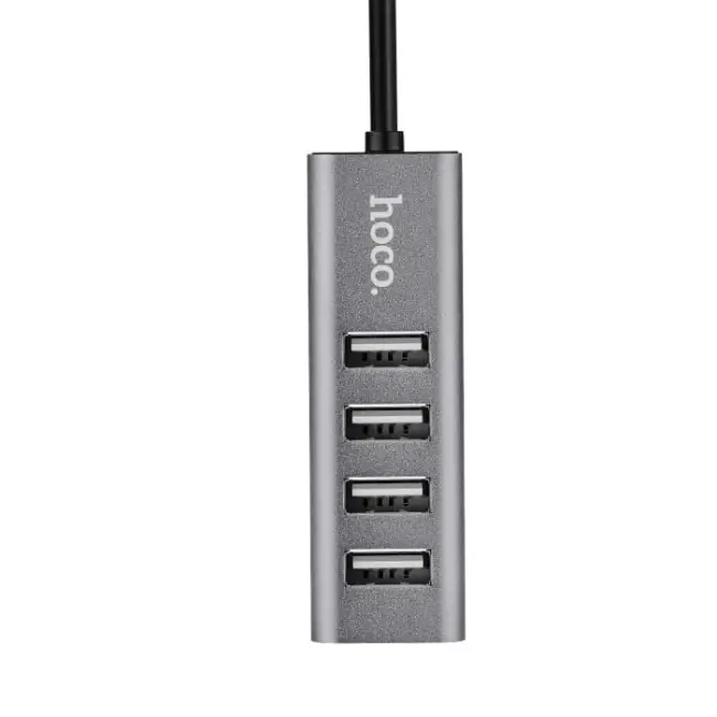 HOCO HB1 80cm Kablolu 4 Portlu USB Çoğaltıcı HUB Adaptör-(5775)