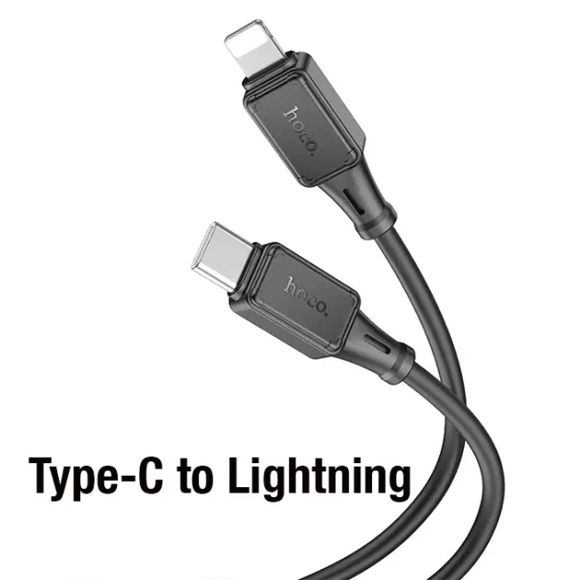 HOCO X101 27W Type-C to iPhone Lightning Hızlı Şarj ve Data Kablosu-(5775)