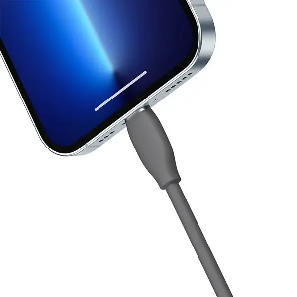 Baseus Jelly Liquid USB to iPhone Lightning 2.4A Hızlı Şarj Kablosu 1.2m-(5775)