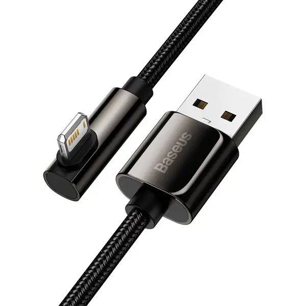 Baseus Legend Elbow USB to iPhone Lightning 2.4A Hızlı Data Şarj Kablosu 1m-(5775)