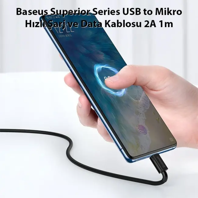 Baseus Superior Series USB to Mikro Hızlı Şarj ve Data Kablosu 2A 1m-(5775)