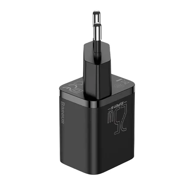 Baseus Super Si 1C 25W PD Type-C Hızlı Şarj Adaptörü - İPhone 15-14-13-12-11 Hızlı Şarj-(5775)