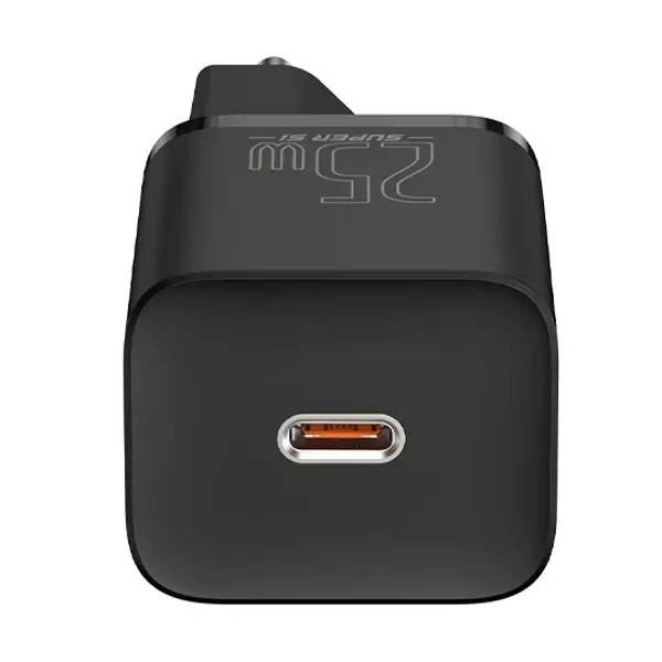Baseus Super Si 1C 25W PD Type-C Hızlı Şarj Adaptörü - İPhone 15-14-13-12-11 Hızlı Şarj-(5775)