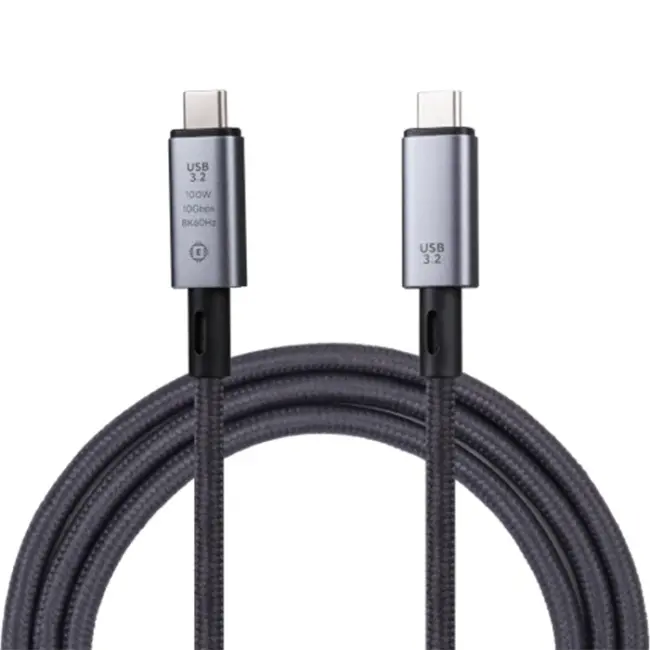 Ally USB 3.2 100W Type-C to Type-C 8K Görüntü-Data ve Ultra Hızlı Şarj Kablosu 1 Metre-(5775)