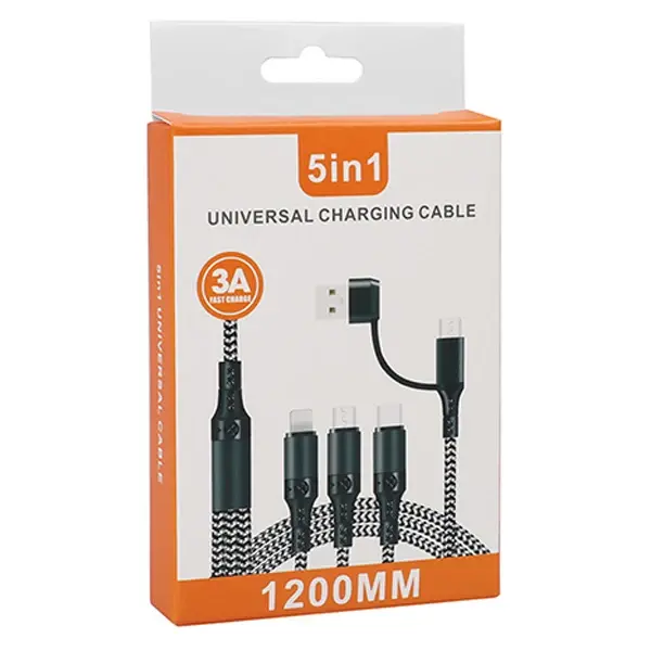 Ally PD IPhone li?ghtni?ng Type-c Mi?kro Hizli All in 1 Sarj Kablosu  Kopmaz Halat 1.20-(5775)