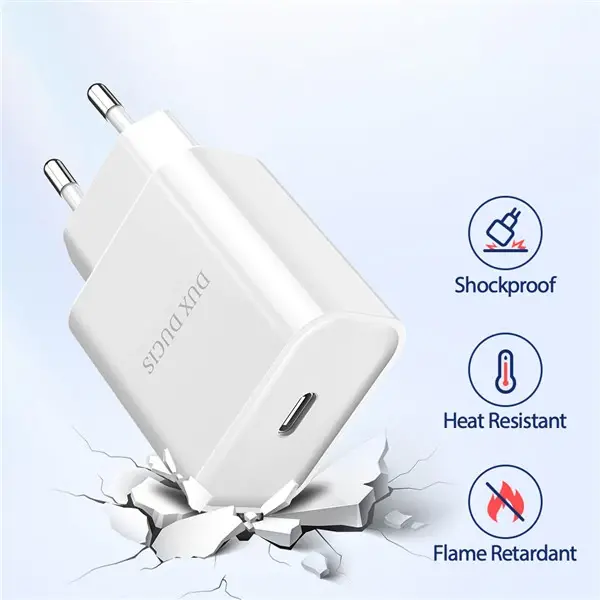 DUX DUCIS C50 PD 20W Hızlı Şarj Aleti 20W USB-C Güç Adaptörü-(5775)