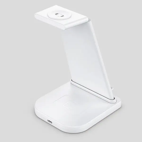 ALLY 15W 3in1 Şarj Standı Wireless Kablosuz Şarj iPhone+iWatch+AirPods YM-UD21-(5775)