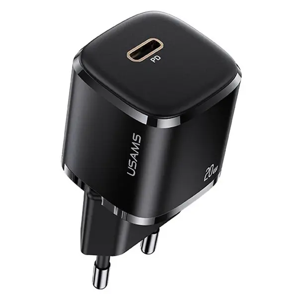 USAMS T36 20W Mini PD Hızlı Şarj Aleti 20W USB-C Güç Adaptörü-(5775)