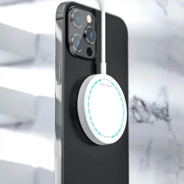 Wekome Magsafe 15W Ultra İnce Mıknatıslı Kablosuz Wireless Şarj-(5775)