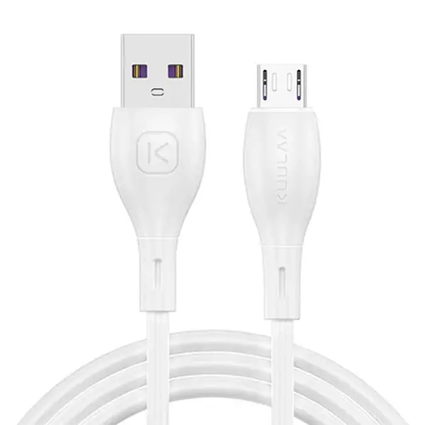 KUULAA Liquid Silicone Mikro USB 2.4A Hızlı Şarj Kablosu 1metre-(5775)