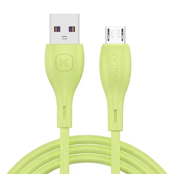KUULAA Liquid Silicone Mikro USB 2.4A Hızlı Şarj Kablosu 1metre-(5775)
