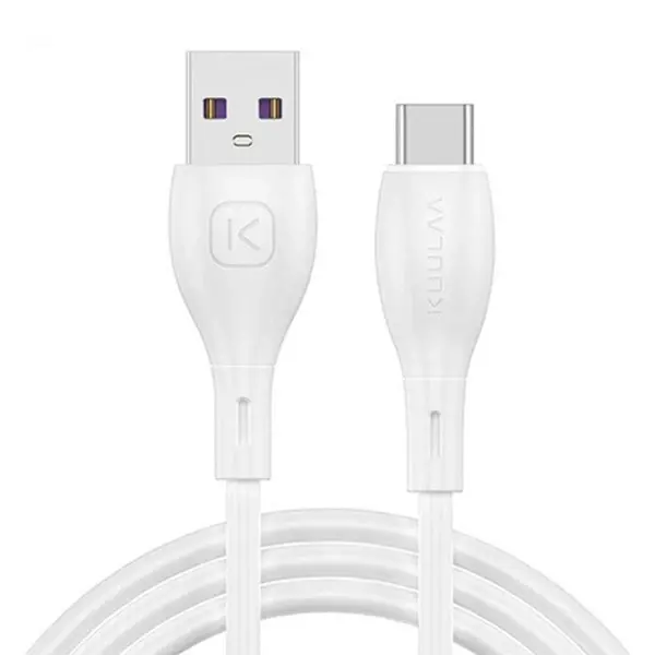 KUULAA Liquid Silicone USB Type C QC3.0 Hızlı Şarj Kablosu 1metre-(5775)