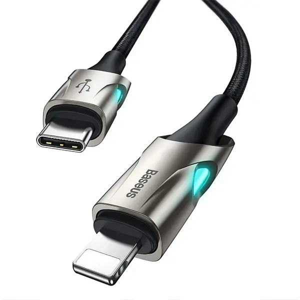Baseus Fish eye  Type-C PD18W Hızlı Şarj Kablo İPhone 12 11-11 Pro-XR 8-7 Usb Şarj Kablosu-(5775)