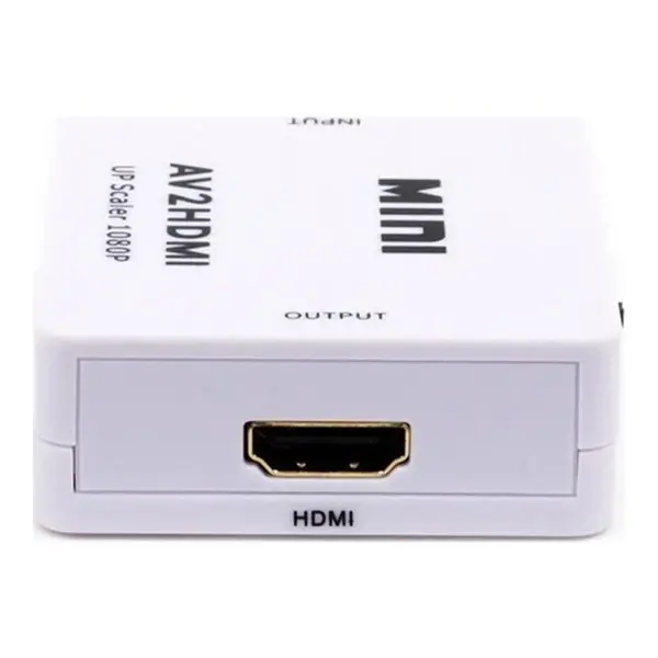 ALLY Av To HDMI Mini Switch Rca Composit Audio Video HDMI Görüntü Çevirici Full Hd ve 720P Dönüştürü-(5775)