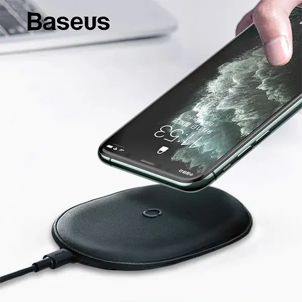 Baseus Cobble 15W wireless Kablosuz Şarj Cihazı İPhone 12-11XS MAX XR 8-(5775)