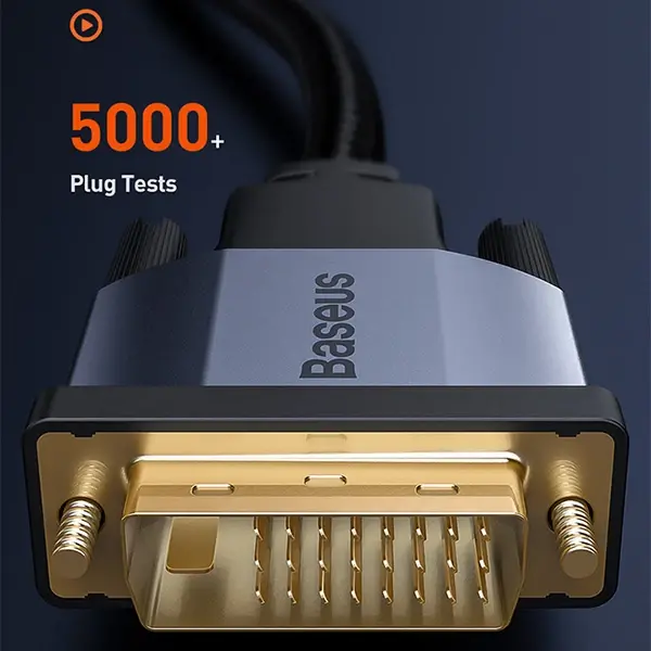 Baseus Enjoyment Series DVI TO DVI HDTV Projector Kablo 1 Metre-(5775)