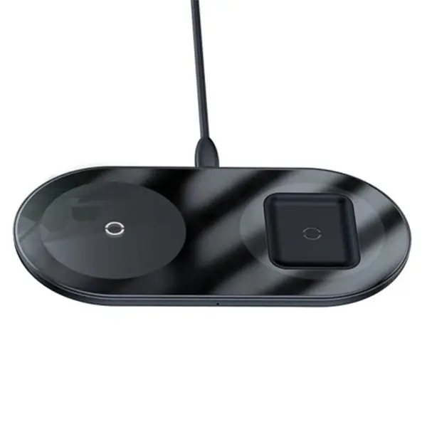 Baseus Simple 2in1 Kablosuz Wireless Şarj 18W iPhones+iPods-(5775)