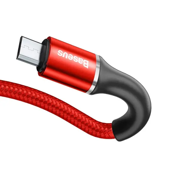 Baseus halo Mikro Usb 3A Hızlı Şarj 0.25CM Kısa Power Bank için Şarj Kablosu-(5775)