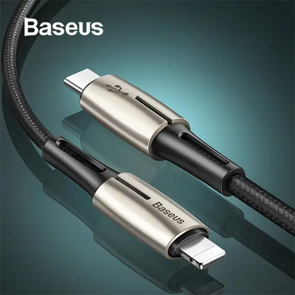 Baseus Waterdrop Type-C To İPhone PD18W Hızlı Şarj Kablosu 1.3M-(5775)