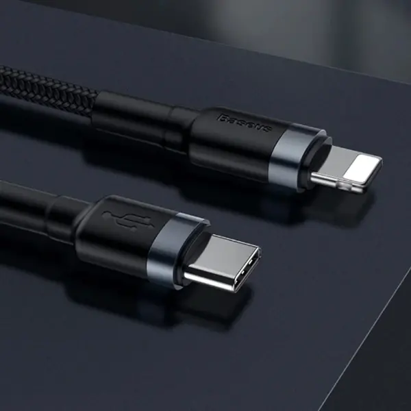 Baseus Cafule Series Type-C To İPhone PD18W Hızlı Şarj Kablosu 1Metre-(5775)