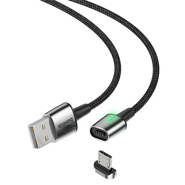Baseus Zinc Magnetic Usb Kablo Şarj Android Mikro Başlık 2Metre 1.5A-(5775)