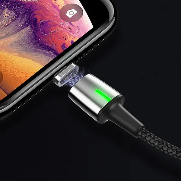 Baseus Zinc Magnetic Usb Kablo Şarj Android Mikro Başlık 2Metre 1.5A-(5775)